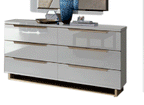 ESF Furniture - Smart Double Dresser in White - SMARTDRESSER