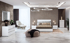 ESF Furniture - Camelgroup Italy Alba Single Dresser with Mirror in White - ALBASINGLEDRESSER-M
