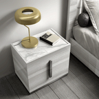 ESF Furniture - Carrara 3 Piece Queen Bedroom Set in Grey - CARRARABEDQSGREY-3SET