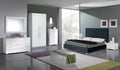 ESF Furniture - Leonor Blue 5 Piece King Storage Bed with Momo Casing - LEONORBEDKSBLUE-5SET