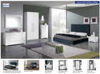 ESF Furniture - Leonor Blue 5 Piece King Storage Bed with Momo Casing - LEONORBEDKSBLUE-5SET