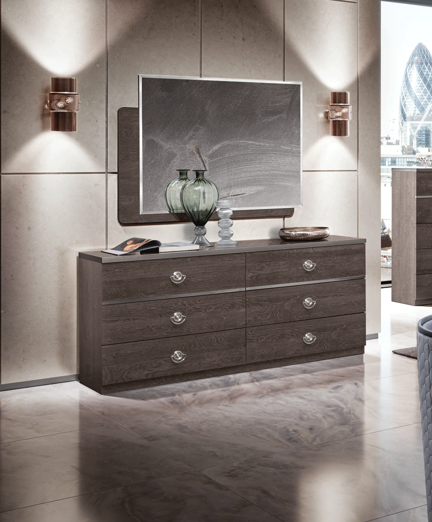 ESF Furniture - Nabucco Double Dresser in Silver Birch - NABUCCODD