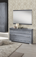 ESF FURNITURE - Nicole Dresser in Grey - NICOLEDRESSER