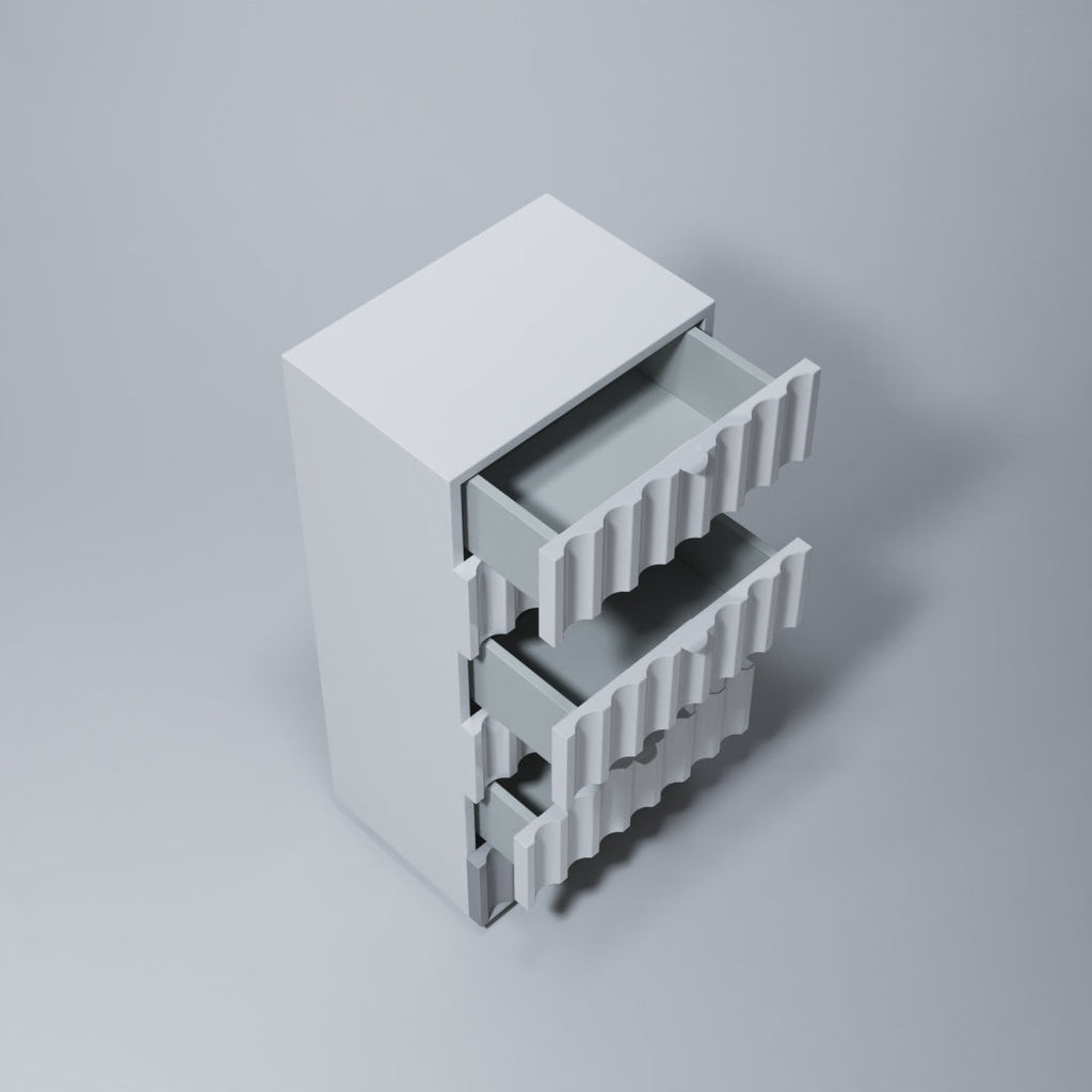 ESF FURNITURE - Orion Chest in White - ORIONCHEST