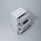 ESF FURNITURE - Orion Chest in White - ORIONCHEST