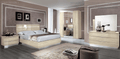 ESF Furniture - Camelgroup Italy Legno 5 Piece King Bedroom Set Ivory - PLATINUMKSBEIGE-5SET