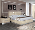 ESF Furniture - Camelgroup Italy Legno 3 Piece King Bedroom Set Ivory - PLATINUMKSBEIGE-3SET