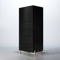 ESF Furniture - Franco Spain Wave Chest in Dark Grey - WAVECHESTGREY