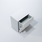 ESF Furniture - Franco Spain Wave 3 Drawers Right Nightstand in White - WAVENSWHITERIGHT