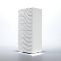 ESF Furniture - Franco Spain Wave Chest in White - WAVECHESTWHITE