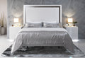 ESF Furniture - Franco Spain Wave 3 Piece King Bedroom Set in White - WAVEKSBEDWHITE-3SET