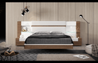 ESF Furniture - Mar Queen Bed in Natural - MARBEDQS