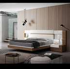ESF Furniture - Mar 3 Piece Queen Bedroom Set in Natural - MARBEDQS-3SET