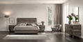 ESF Furniture - Medea 5 Piece King Bedroom Set in Vintage Oak - MEDEAKS-5SET