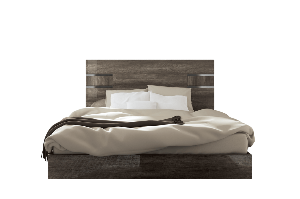 ESF Furniture - Medea 5 Piece Queen Bedroom Set in Vintage Oak - MEDEAQS-5SET
