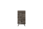 ESF Furniture - Medea 6 Piece King Bedroom Set in Vintage Oak - MEDEAKS-6SET