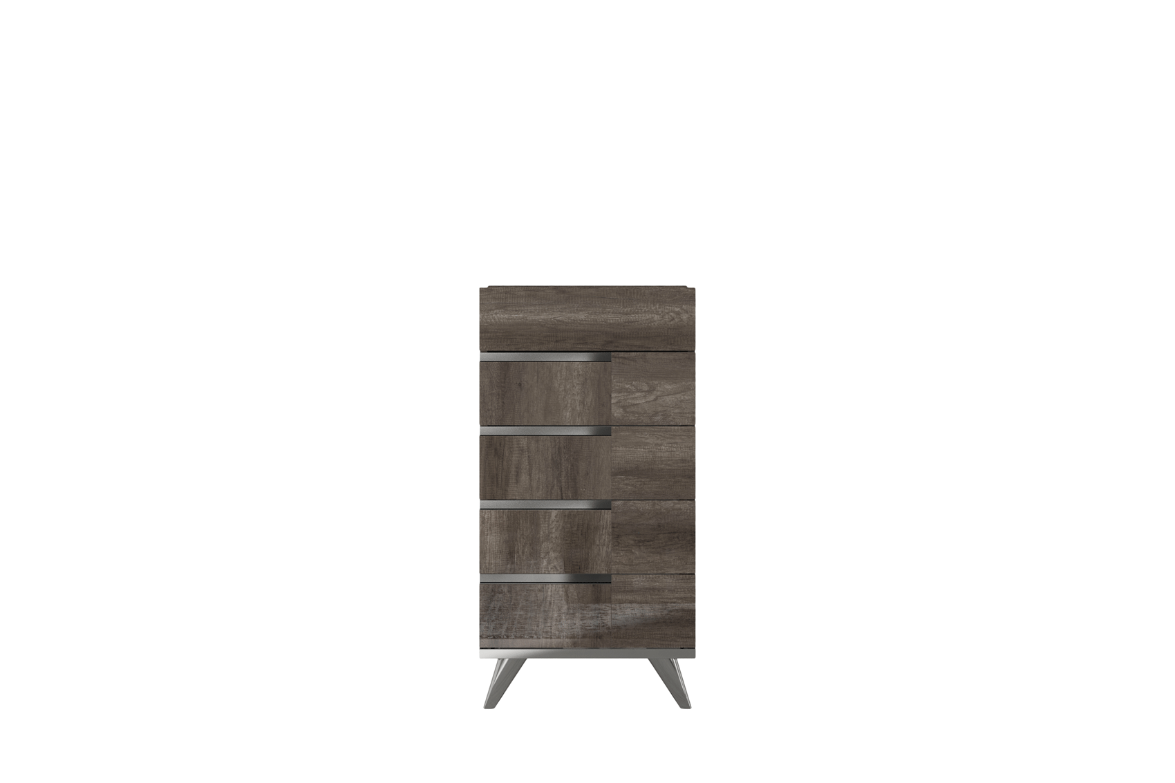 ESF Furniture - Medea 6 Piece King Bedroom Set in Vintage Oak - MEDEAKS-6SET