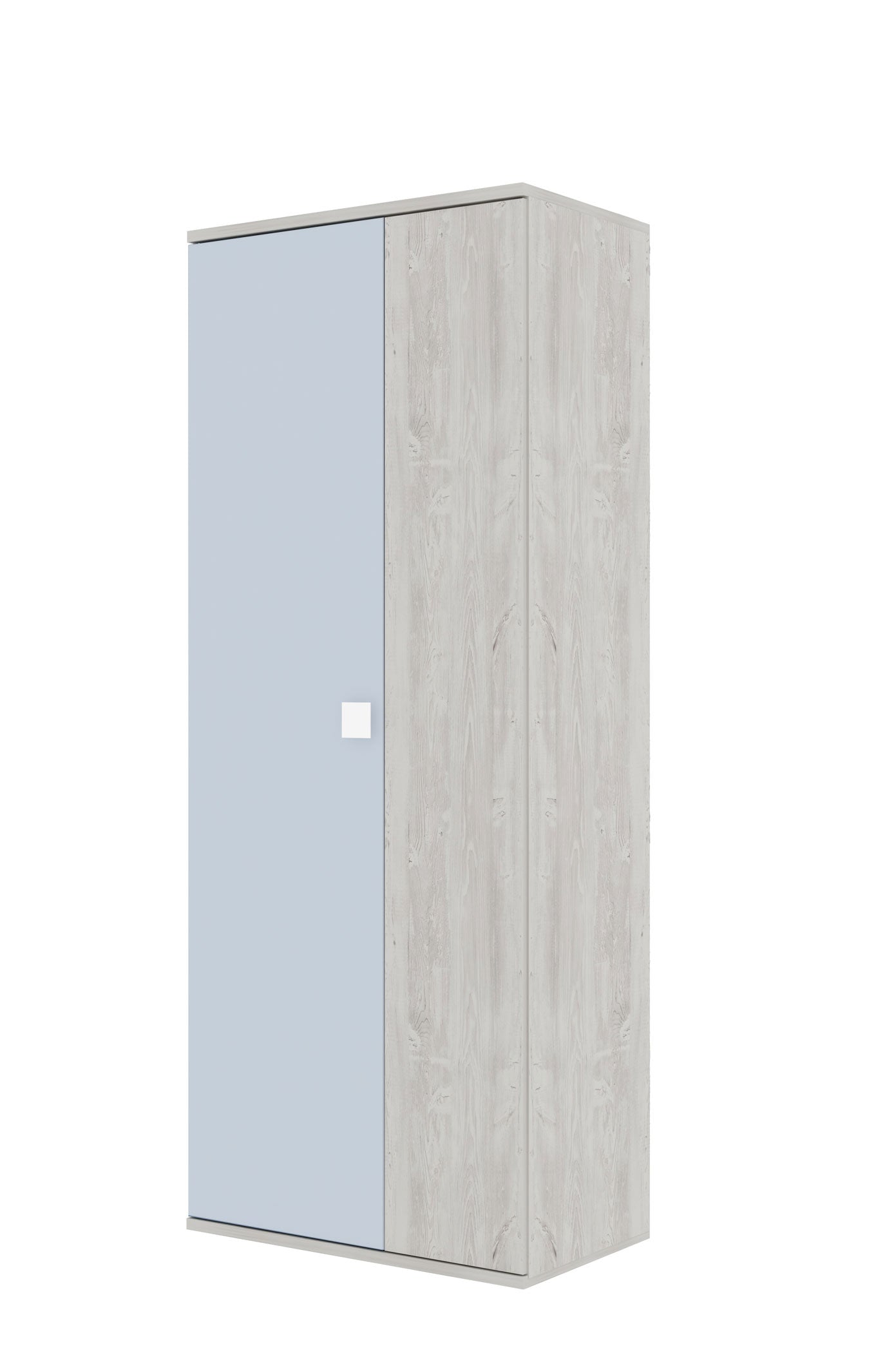 ESF Furniture - Jazz 5 Piece Single Bedroom Set in Oak White - JAZZ-WHITE-5SET