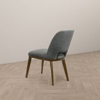 Blaken Dark Grey Fabric Dining Chair (Set Of 2)