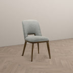 Blaken Light Grey Fabric Dining Chair (Set Of 2)