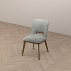 Blaken Light Grey Fabric Dining Chair (Set Of 2)