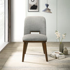 Blaken Light Grey Fabric Dining Chair (Set Of 2)