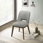 Blaken Light Grey Fabric Dining Chair (Set Of 2)
