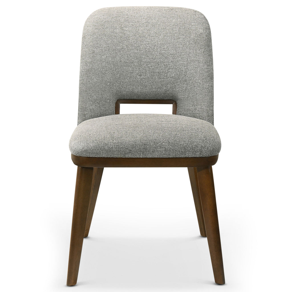 Blaken Light Grey Fabric Dining Chair (Set Of 2)