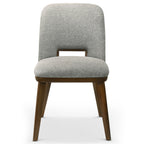 Blaken Light Grey Fabric Dining Chair (Set Of 2)