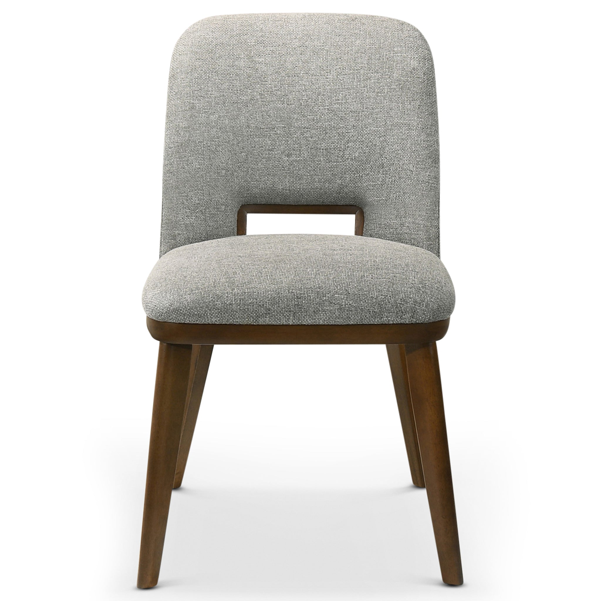 Blaken Light Grey Fabric Dining Chair (Set Of 2)