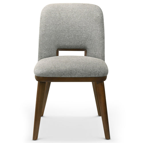 Blaken Light Grey Fabric Dining Chair (Set Of 2)