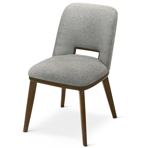 Blaken Light Grey Fabric Dining Chair (Set Of 2)