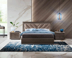ESF Furniture - Elite Camel 3 Piece Queen Bedroom Set in Silver Birch - ELITEQS-3SET