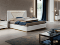 ESF Furniture - Smart Queen Size Bed in White - SMARTQSBED