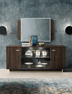 ESF Furniture - Volare 4 Door Buffet with Mirror - VOLAREBUFFET-MIRROR