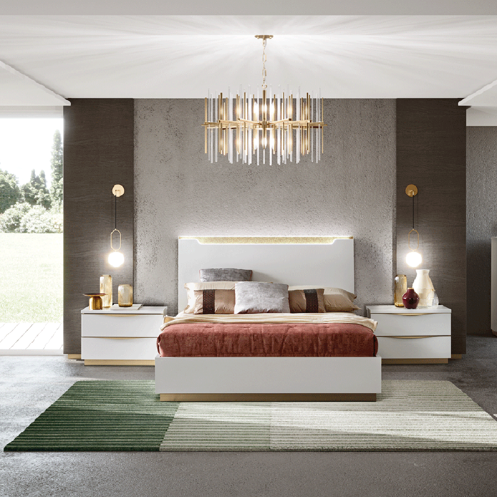 ESF Furniture - Kharma 3 Piece King Bedroom Set - KHARMAKS-3SET