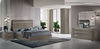 ESF FURNITURE - Kroma 5 Piece Queen Size Storage Bedroom Set in Grey - KROMASTORAGEQS-5SET