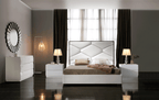 ESF Furniture - Martina Queen Storage Bed in White - MARTINABEDQSWHITE