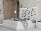 ESF Furniture - Franco Spain Gio 6 Piece King Size Bedroom Set in White - GIOKSBED-6SET