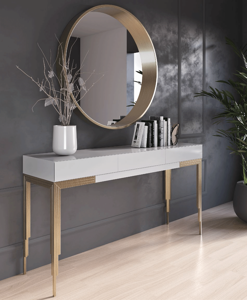 ESF Furniture - MX37 Console Table 120 With 3 Drawers - MX3740251
