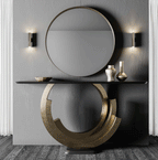 ESF Furniture - MX84 Console Table 120 with Mirror 60 - MX8442333-MX58531