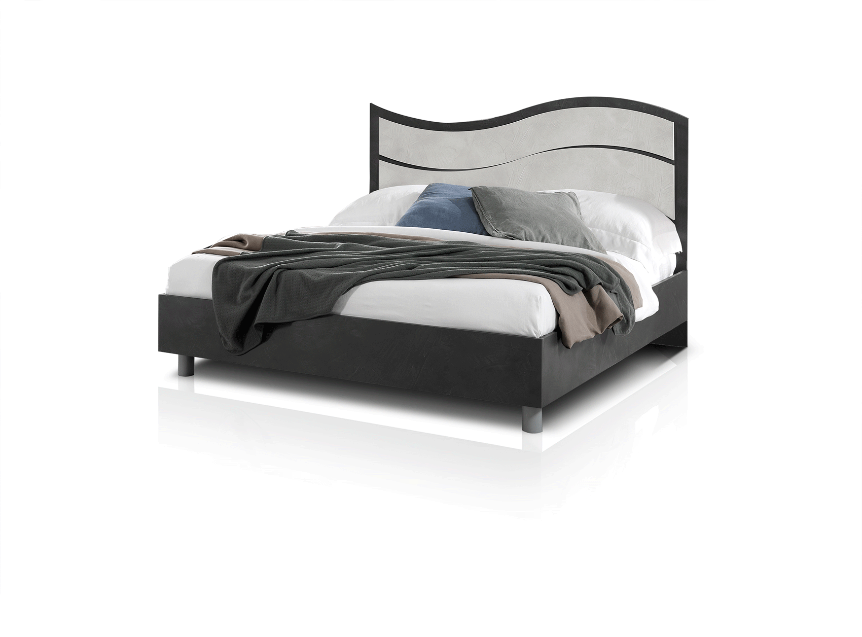 ESF Furniture - MCS Italy Ischia King Size Bed - ISCHIAKS