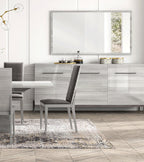 ESF Furniture - Mia Dining Chair in Silver Grey (Set of 4) - MIACHAIR
