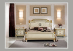 ESF Furniture - Arredoclassic Italy Liberty Euro 5 Piece Queen Bedroom Set - LIBERTYQBVDM-5SET