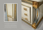 ESF Furniture - Arredoclassic Italy Liberty Euro 5 Piece Queen Bedroom Set - LIBERTYQBVDM-5SET