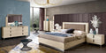 ESF Furniture - Ambra Rombi 5 Piece Queen Bedroom Set in Camel - AMBRA-Q-5SET