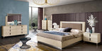ESF Furniture - Ambra Rombi 5 Piece Queen Bedroom Set in Camel - AMBRA-Q-5SET