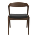 Dakota Solid Wood Cream Velvet Dining Chair (Set Of 2)