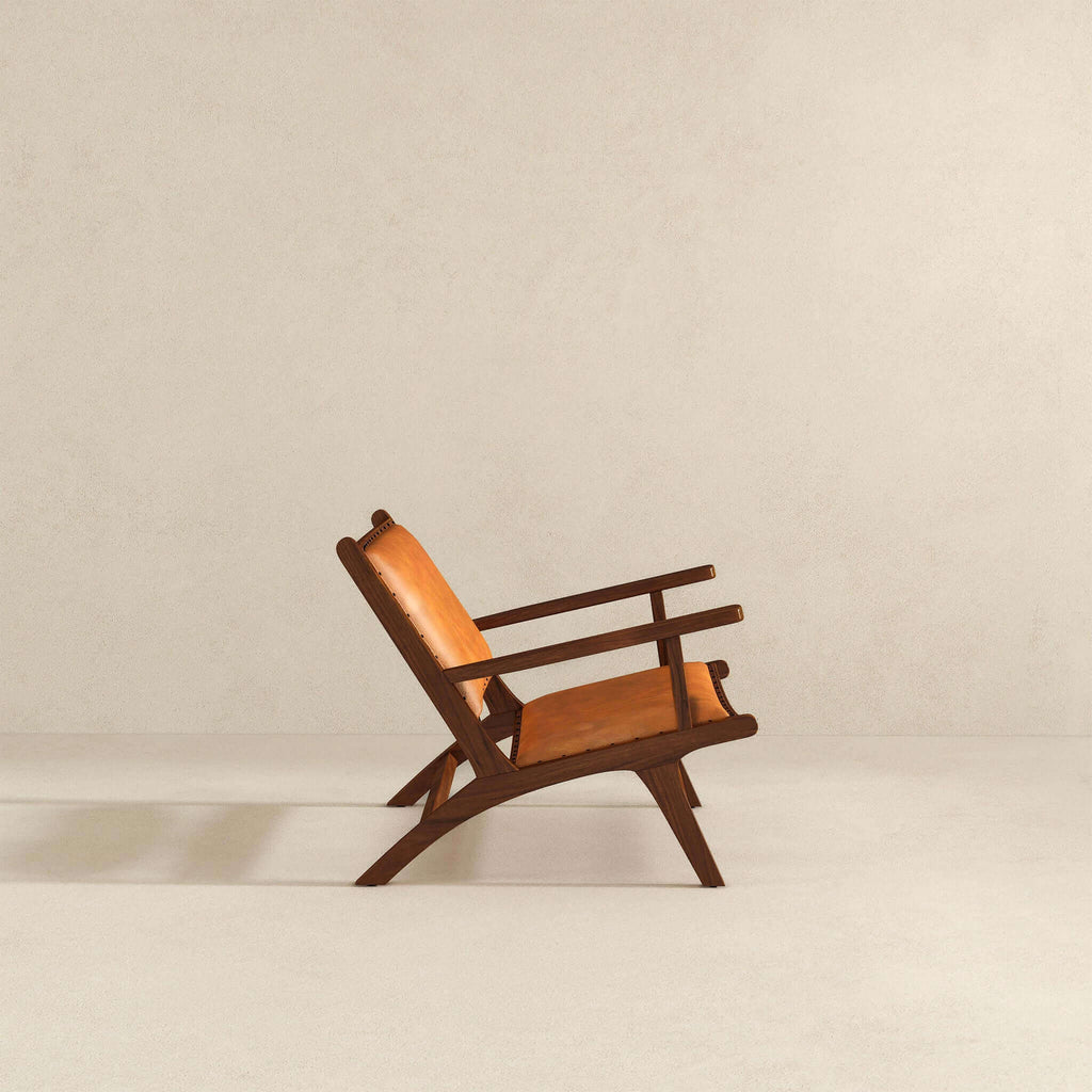 Daniel Tan Leather Arm Chair