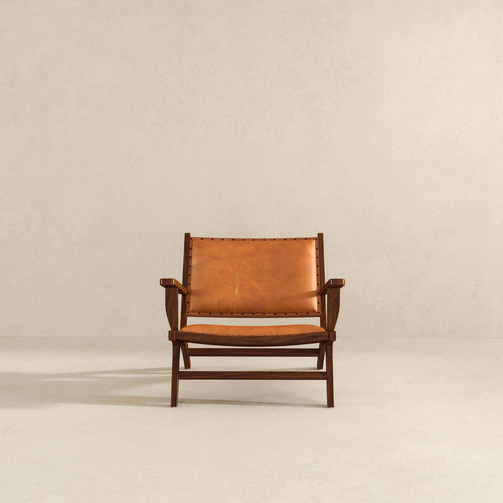 Daniel Tan Leather Arm Chair